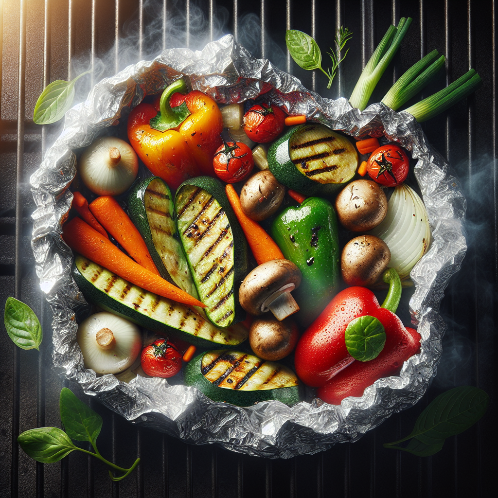 Veggie Packet Fiesta: Foil-Grilled Vegetables Recipe