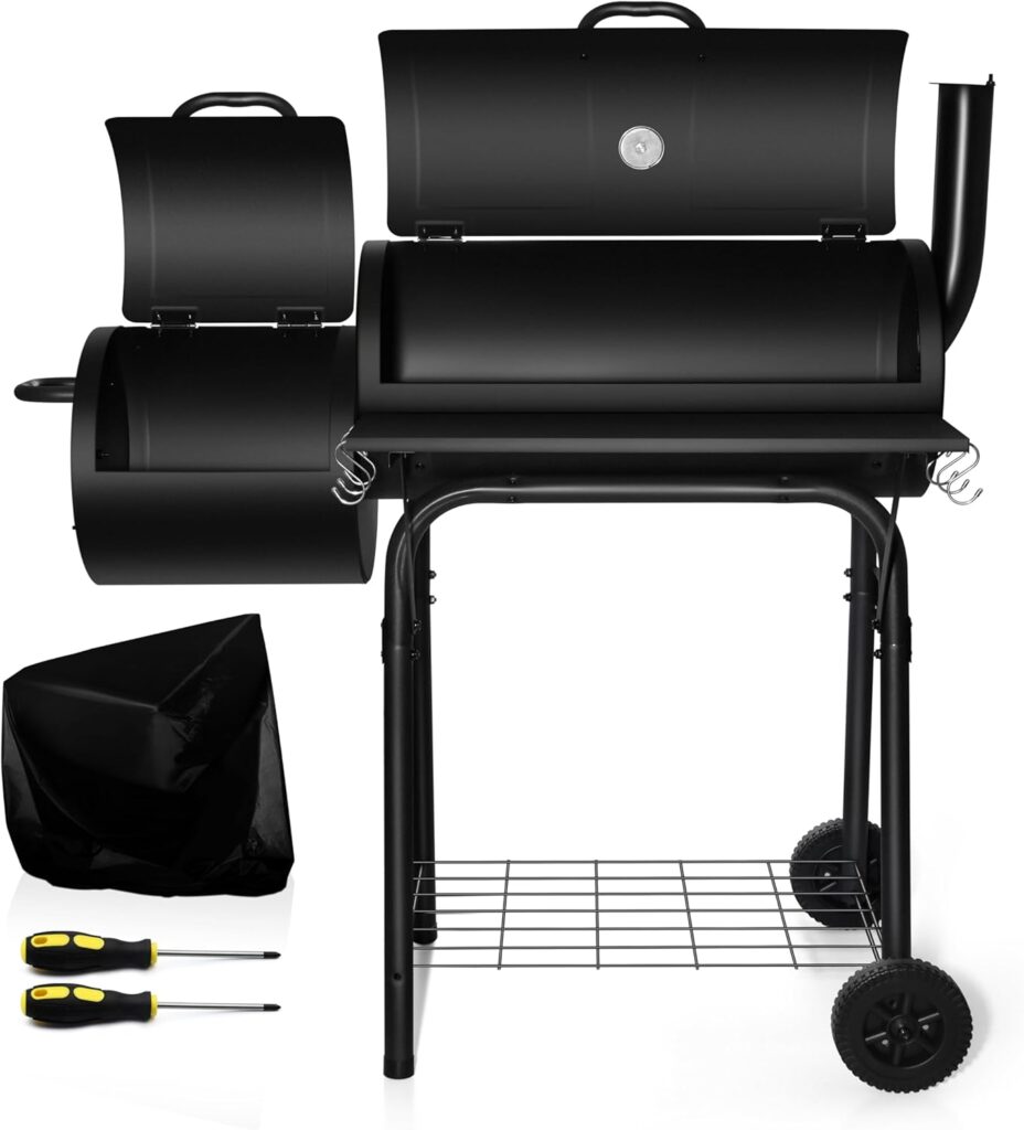 Charcoal Grill with Smoker