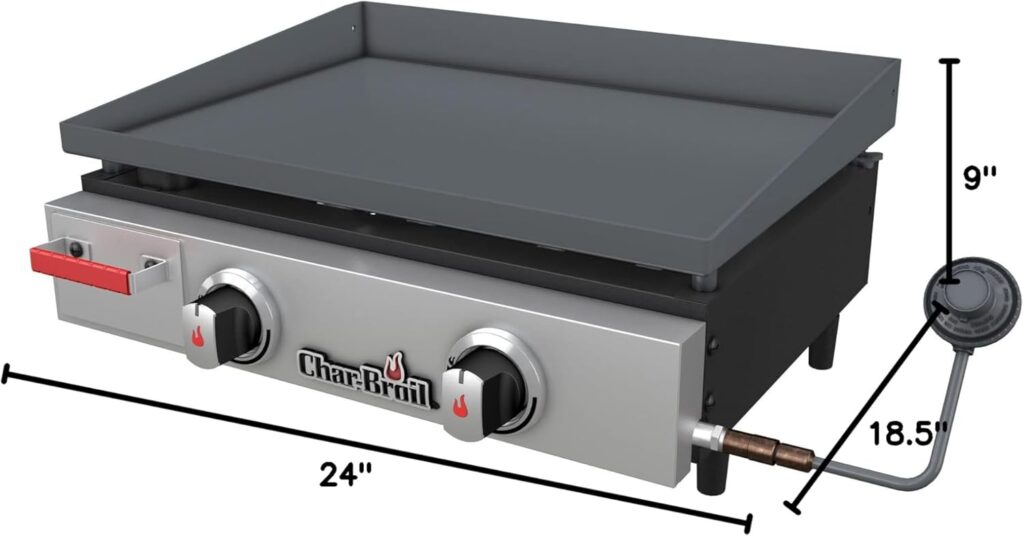 Char-Broil Convective 2-Burner Table Top Propane Gas Griddle - 463614023