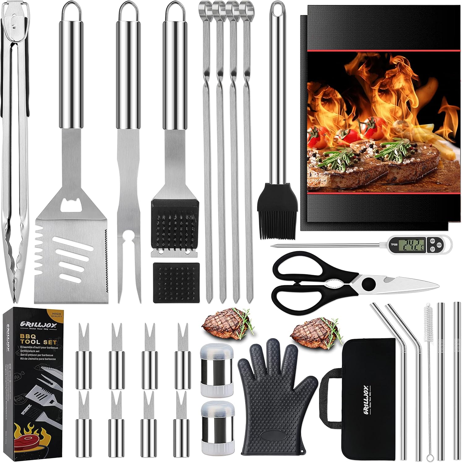 Grilljoy BBQ Grill Accessories Set Review